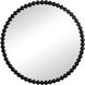 Harley 32 X 32 inch Black Wall Mirror