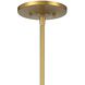 Key Largo 1 Light 22 inch Soft Brass Pendant Ceiling Light