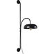 Draco 1 Light 12 inch Black Wall Sconce Wall Light