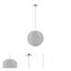 Luminary 1 Light 12 inch Metallic Silver Pendant Ceiling Light