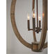 Tybee 4 Light 18.5 inch Nordic Grey Foyer Ceiling Light