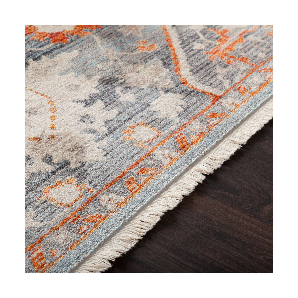 Ephesians 63 X 47 inch Burnt Orange Rug in 4 x 5, Rectangle