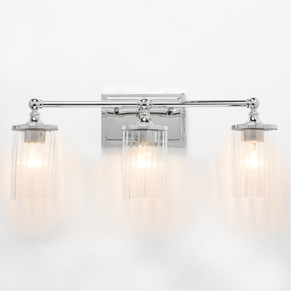 Camden 3 Light 24 inch Polished Nickel Vanity Light Wall Light