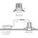 RGR Black Directional Recessed Light