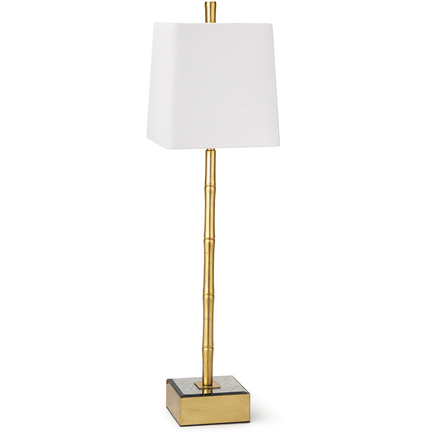 Sarina 29.5 inch 60.00 watt Gold Leaf Table Lamp Portable Light, Buffet Lamp