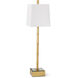 Sarina 29.5 inch 60.00 watt Gold Leaf Table Lamp Portable Light, Buffet Lamp