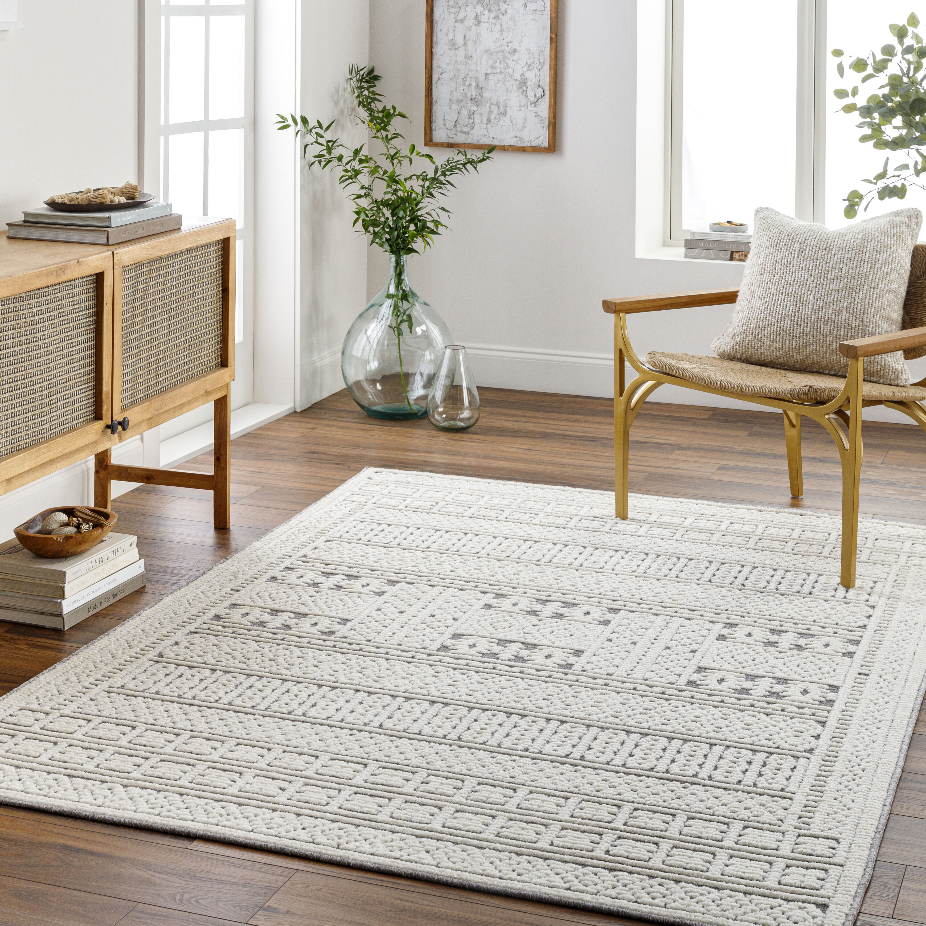 Lyna 34 X 24 inch Rug, Rectangle