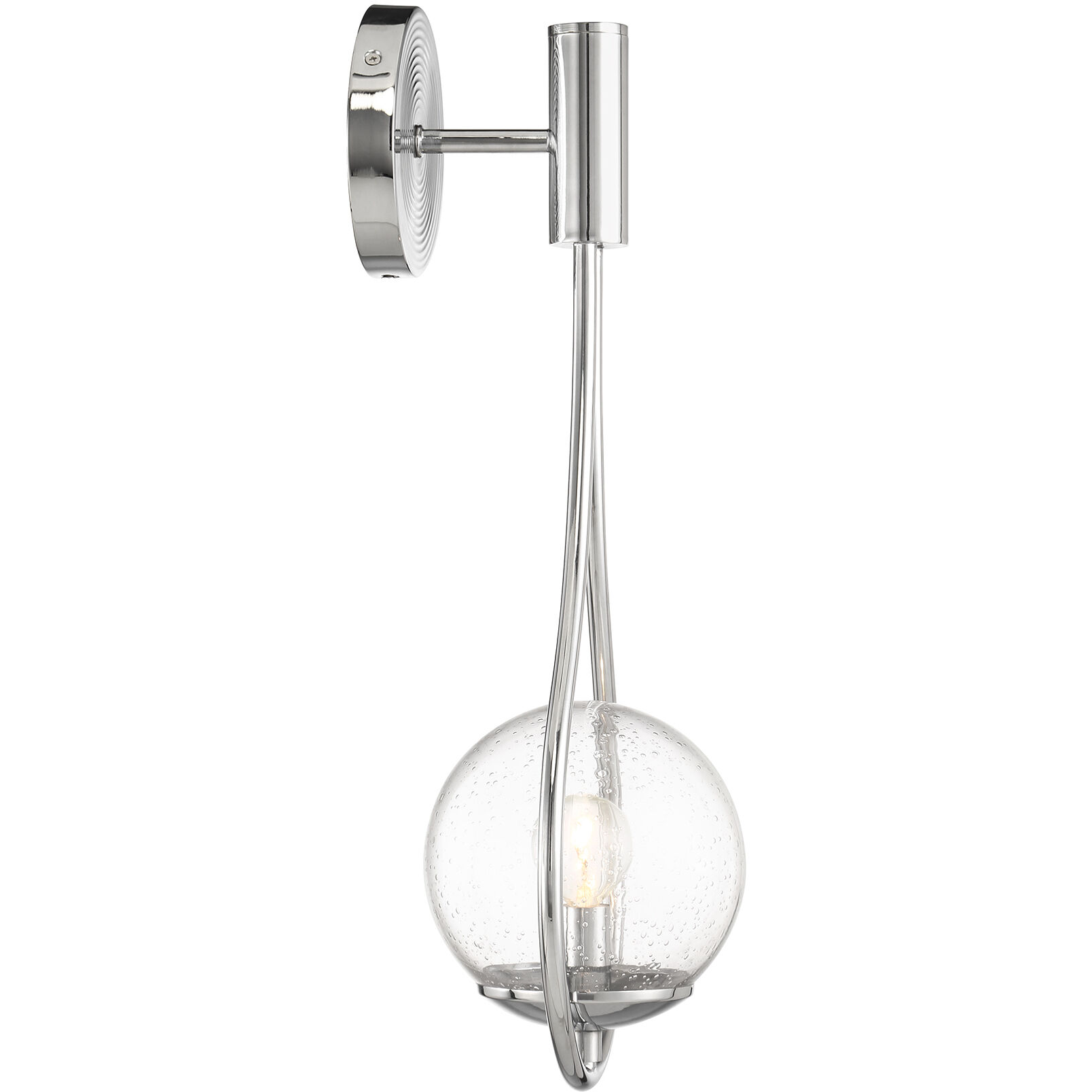 Encino 1 Light 8 inch Polished Chrome Wall Sconce Wall Light