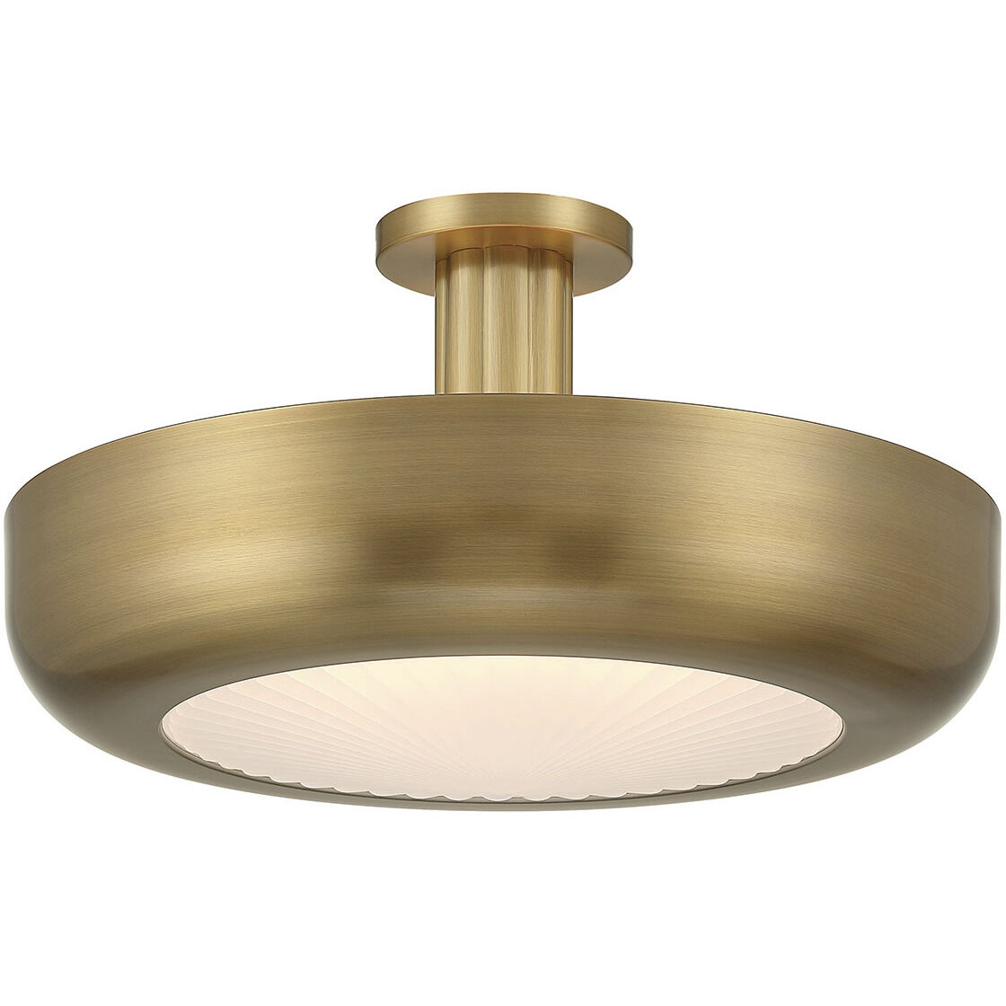Macey 1 Light 22.25 inch Semi-Flush Mount