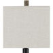 Innkeeper 18.5 inch 100 watt Rustic Gray Table Lamp Portable Light
