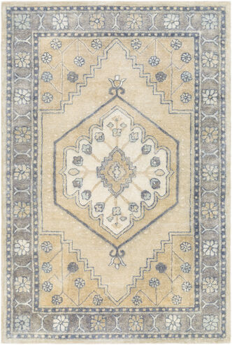 Malatya 66 X 42 inch Tan Rug in 4 X 6, Rectangle