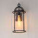 Del Mar 1 Light 19 inch Blacksmith Outdoor Wall Mount in Water