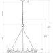 Serpentina 9 Light 37 inch Antique Black Chandelier Ceiling Light