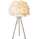 Canada 24 inch 60.00 watt White Table Lamp Portable Light