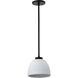 Collins 7.5 inch Matte Black Pendant Ceiling Light
