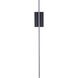 Lennon LED 4.38 inch Black Outdoor Lantern
