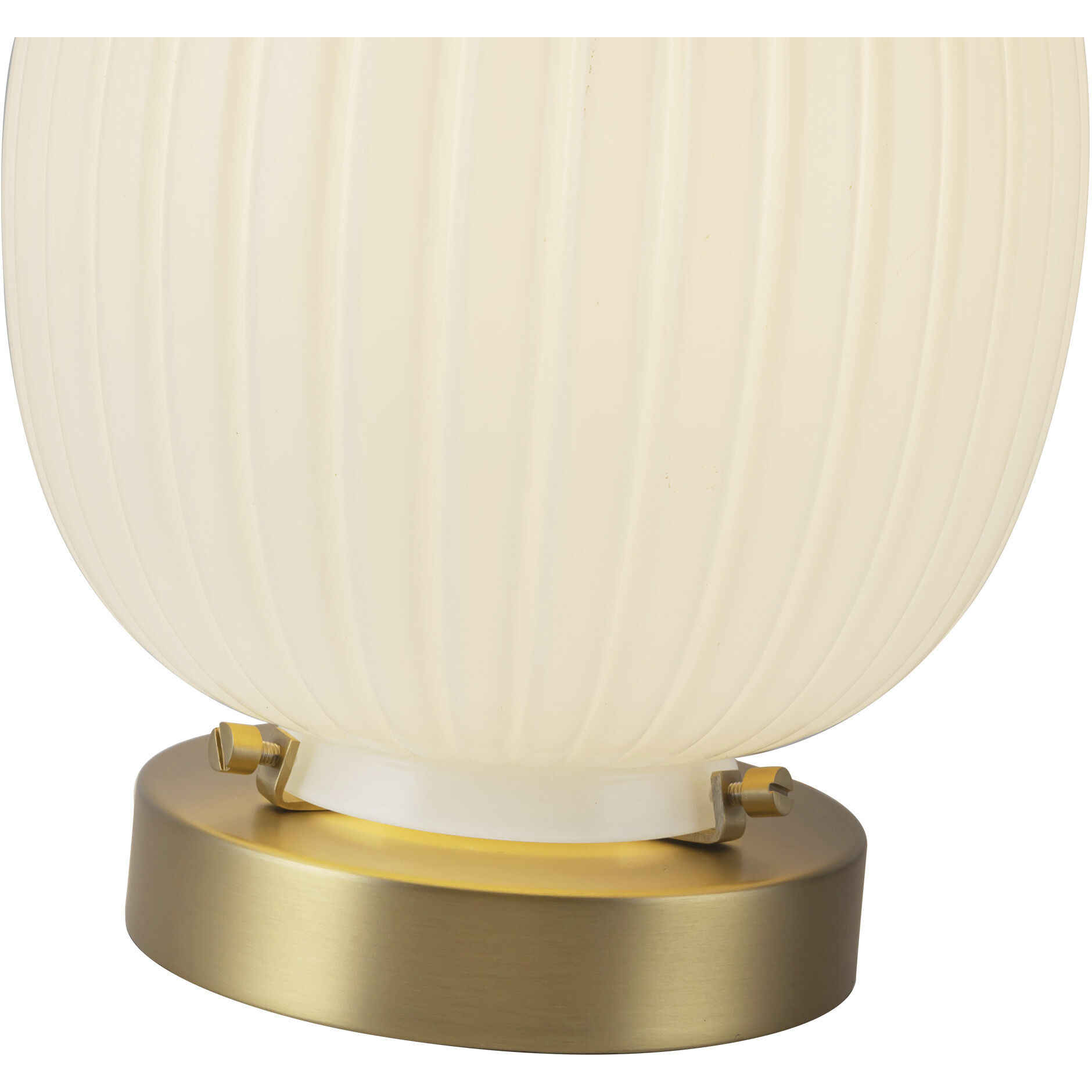 Alora Mood Cherise 8.25 inch 1.00 watt Brushed Gold/Glossy Ribbed Opal Glass Table Lamp Portable Light