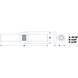 Levitt LED 19.25 inch Polished Nickel Bathroom Light Wall Light