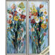 Florals 36 X 14 inch Non-Glass Framed Art, Propac
