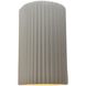 Ambiance 1 Light 5.75 inch Matte White and Champagne Gold Wall Sconce Wall Light