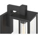 Augusta 1 Light 6 inch Black Wall Sconce Wall Light