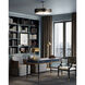 Huntsman 3 Light 24.5 inch Satin Black Semi-Flush Mount Ceiling Light