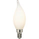 Branded Lamps LED F - Flame Tip C - E12 Candelabra 4 watt 120 2700K Light Bulb