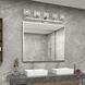 Bernardino 5 Light 44 inch Brushed Nickel Vanity Wall Sconce Wall Light