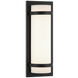 Brampton LED 6.88 inch Matte Black Wall Sconce Wall Light