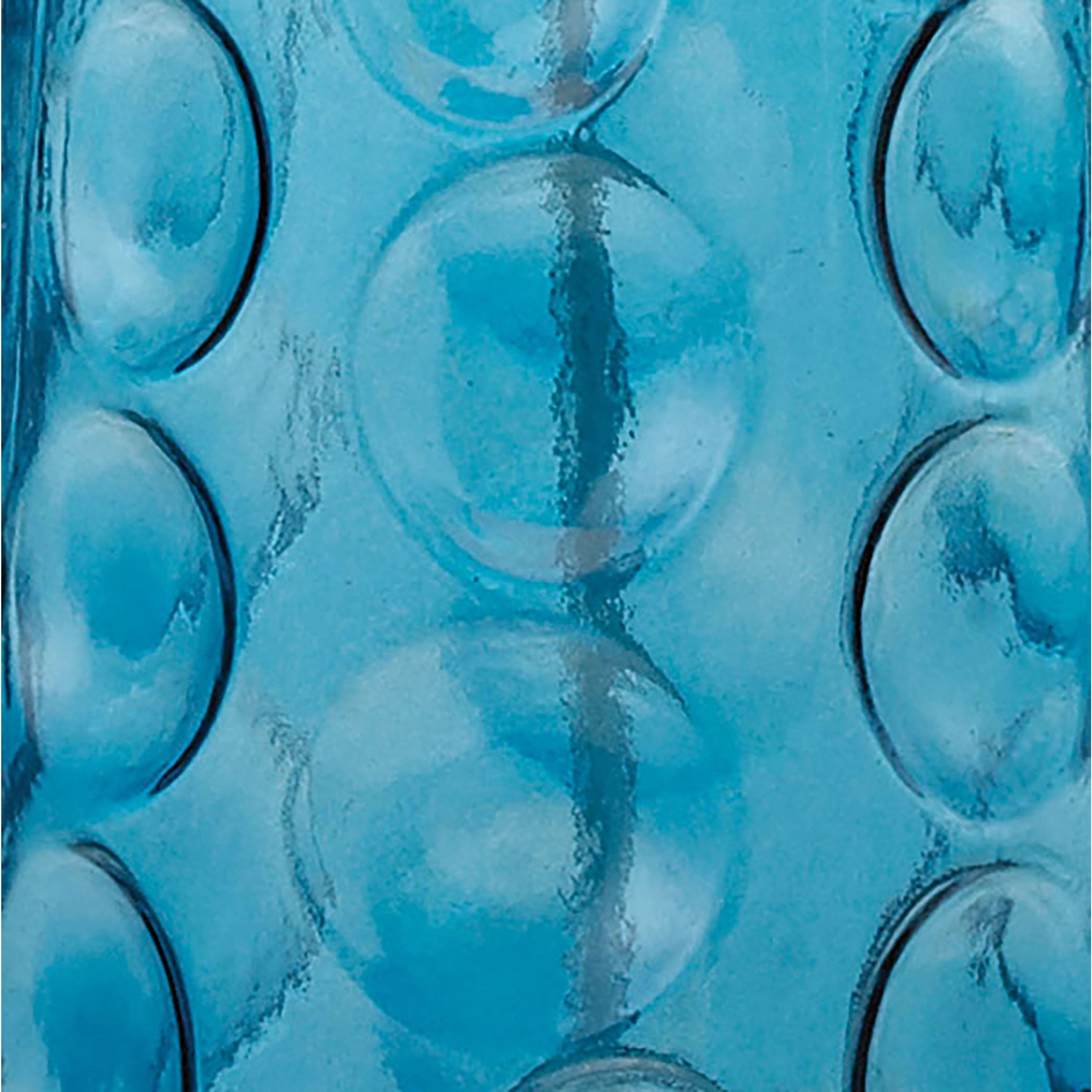 Hammered Glass 27 inch 150 watt Blue Table Lamp Portable Light