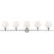 Gene 5 Light 47 inch Chrome Wall sconce Wall Light