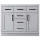 Alden 42 X 35 inch Grey Bathroom Vanity Cabinet