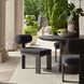 Bolster Back Java Black Outdoor Dining Chair