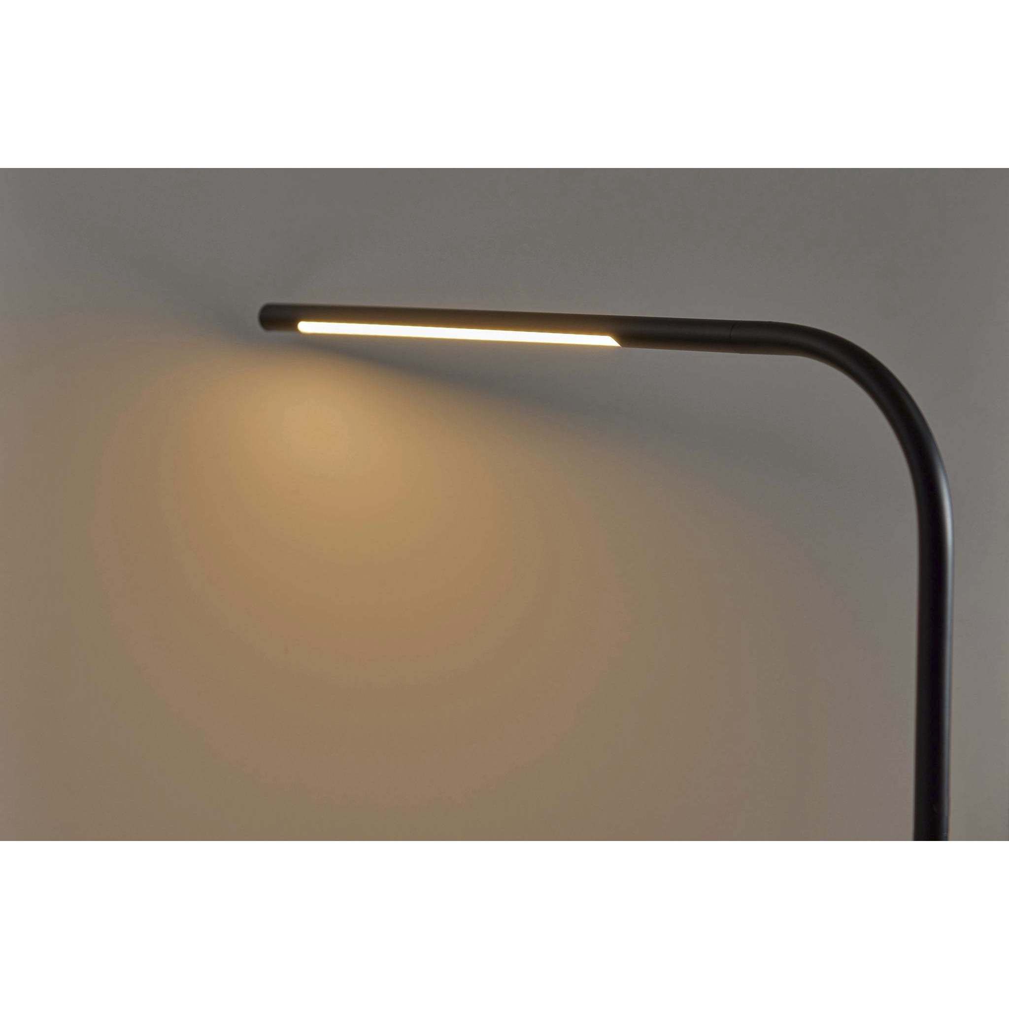 Cullen 24 inch 9.00 watt Black LED Desk Lamp Portable Light, with Smart Switch