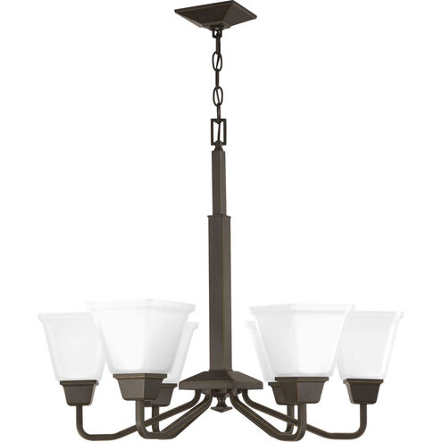 Clifton Heights 6 Light 26 inch Antique Bronze Chandelier Ceiling Light