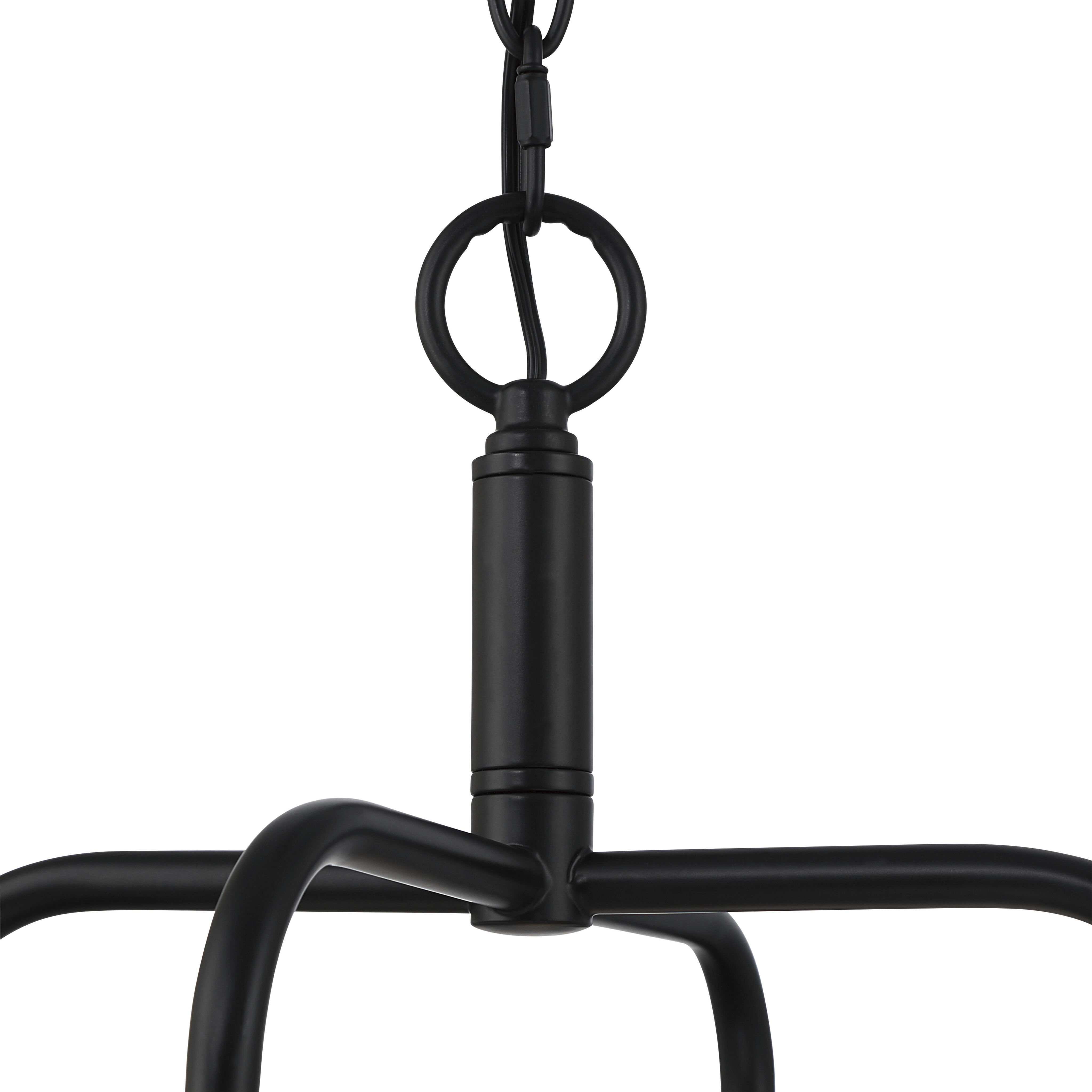 Dorinda 4 Light 18 inch Matte Black Pendant Ceiling Light