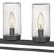 Open Air Alford Place LED 40 inch Museum Black Outdoor Linear Hanging Light, Estate Series