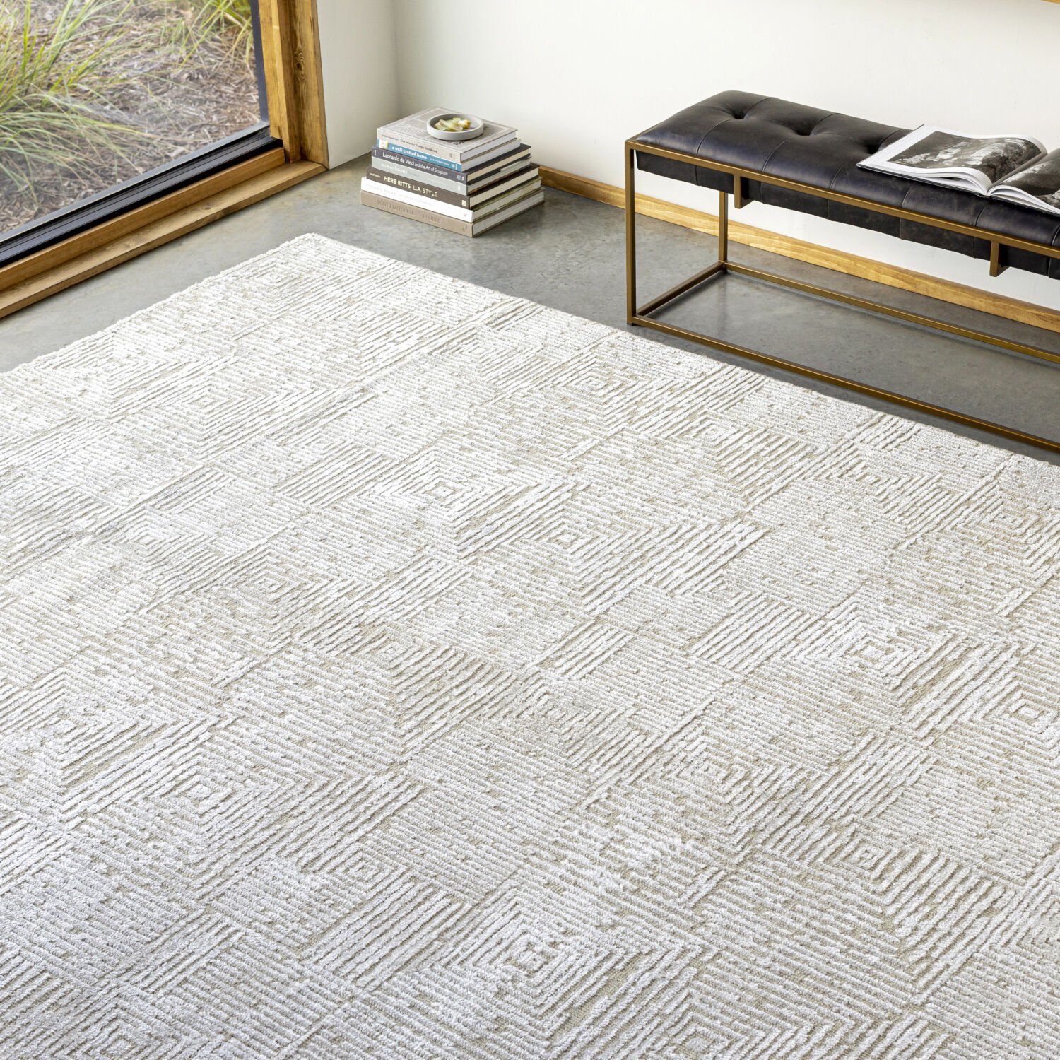 Lora 144 X 108 inch Light Gray Rug in 9 X 12, Rectangle