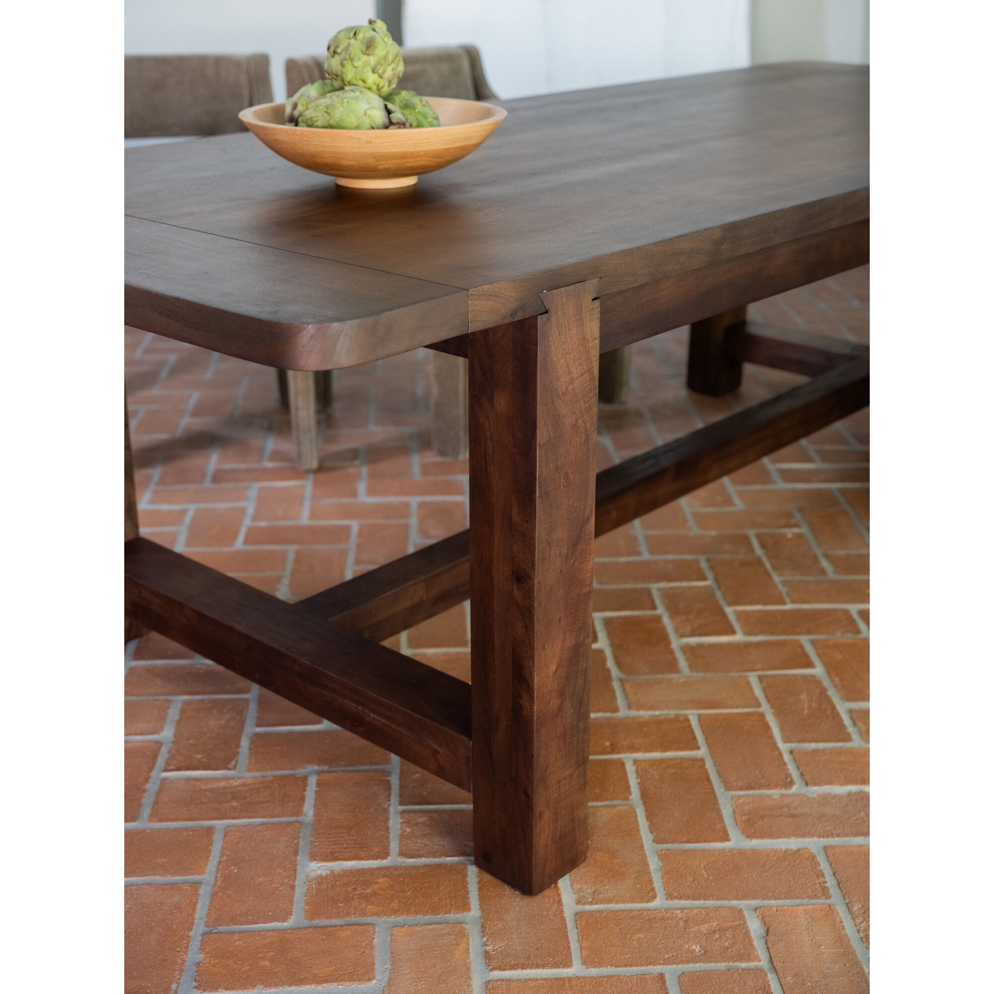 Wilson 98 X 40 inch Brown Dining Table, Small