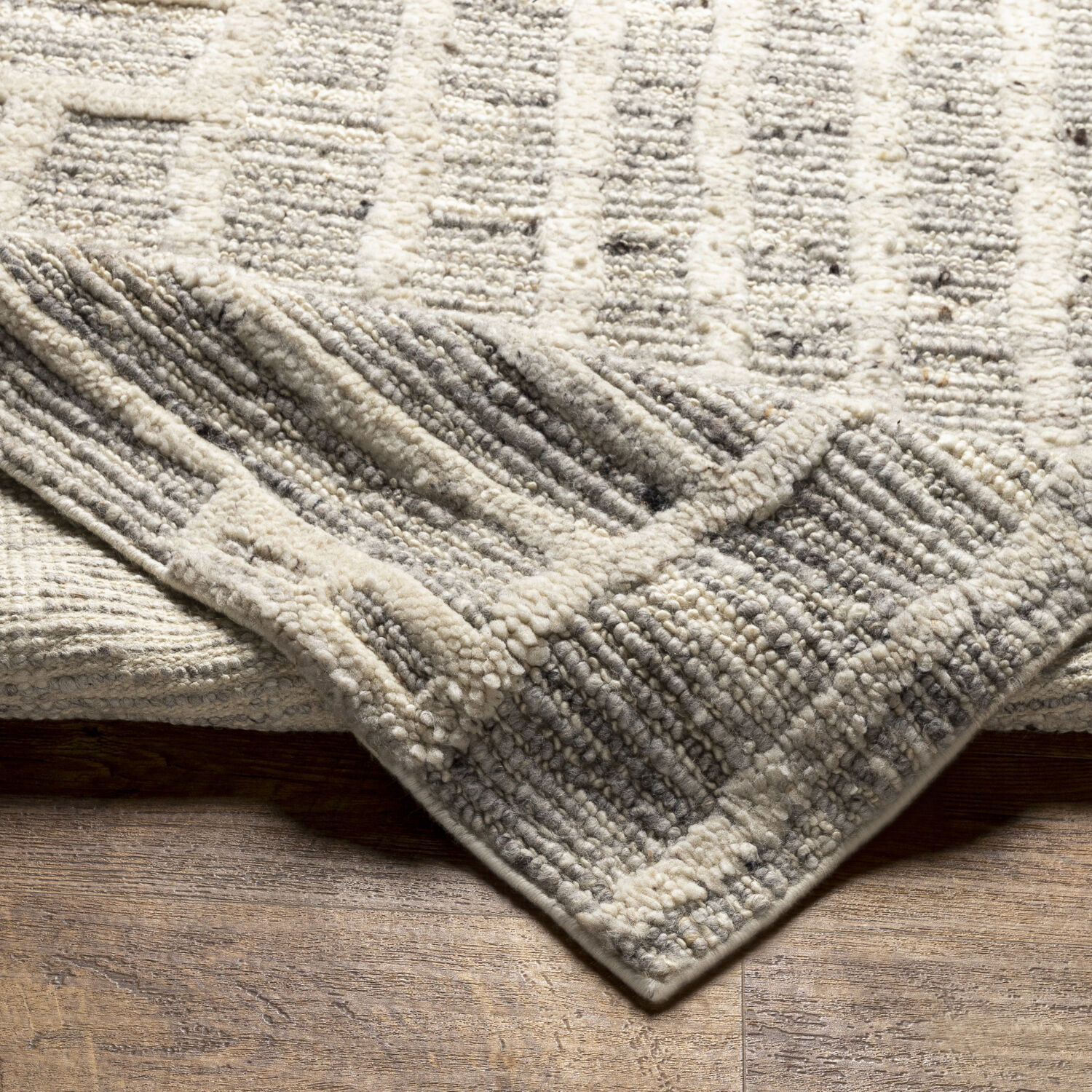 Manisa 168 X 120 inch Light Grey Rug, Rectangle