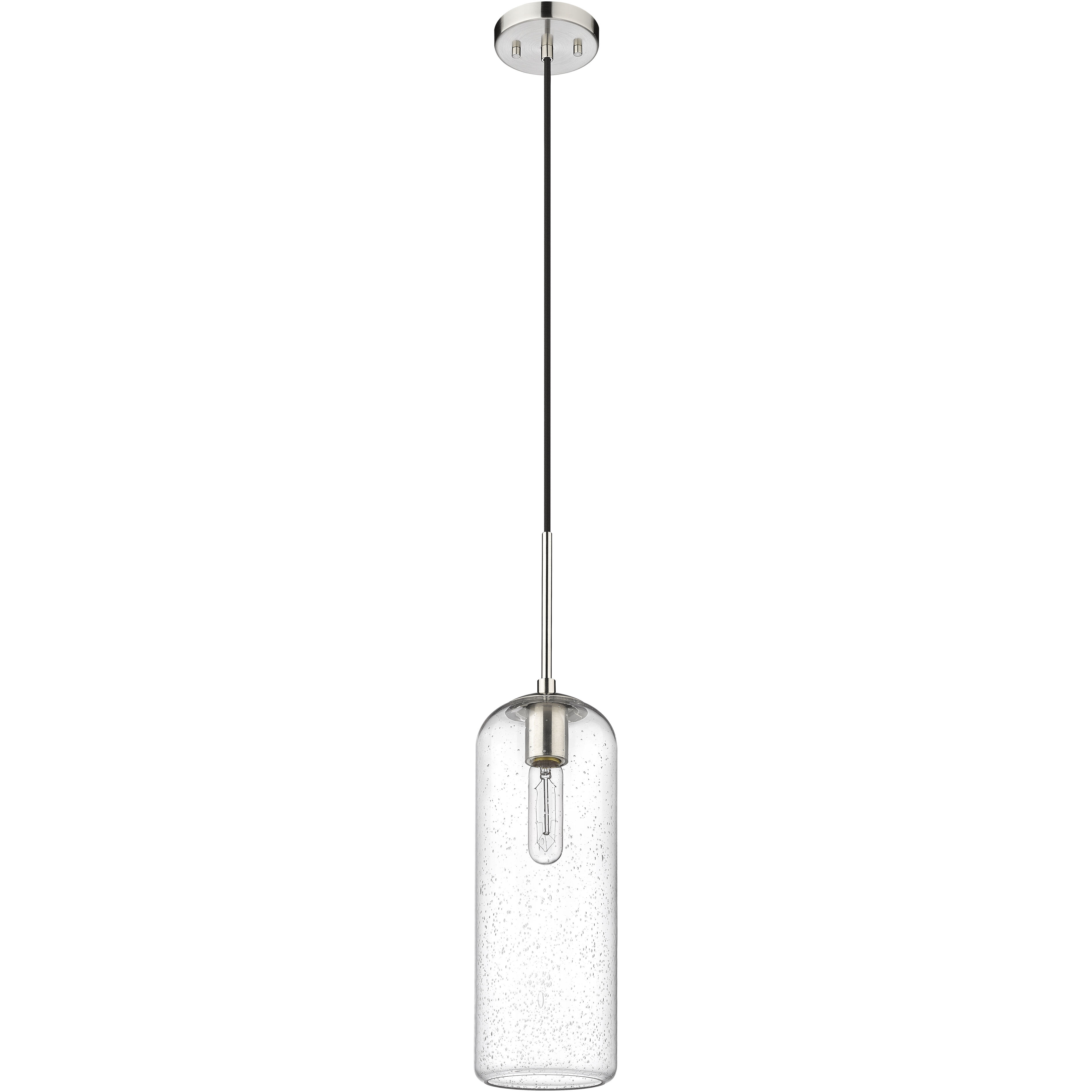 Monty 1 Light 5.25 inch Brushed Nickel Pendant Ceiling Light
