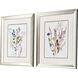 Delicate Flowers Multi and Green and Brown and Pink Framed Art, Propac