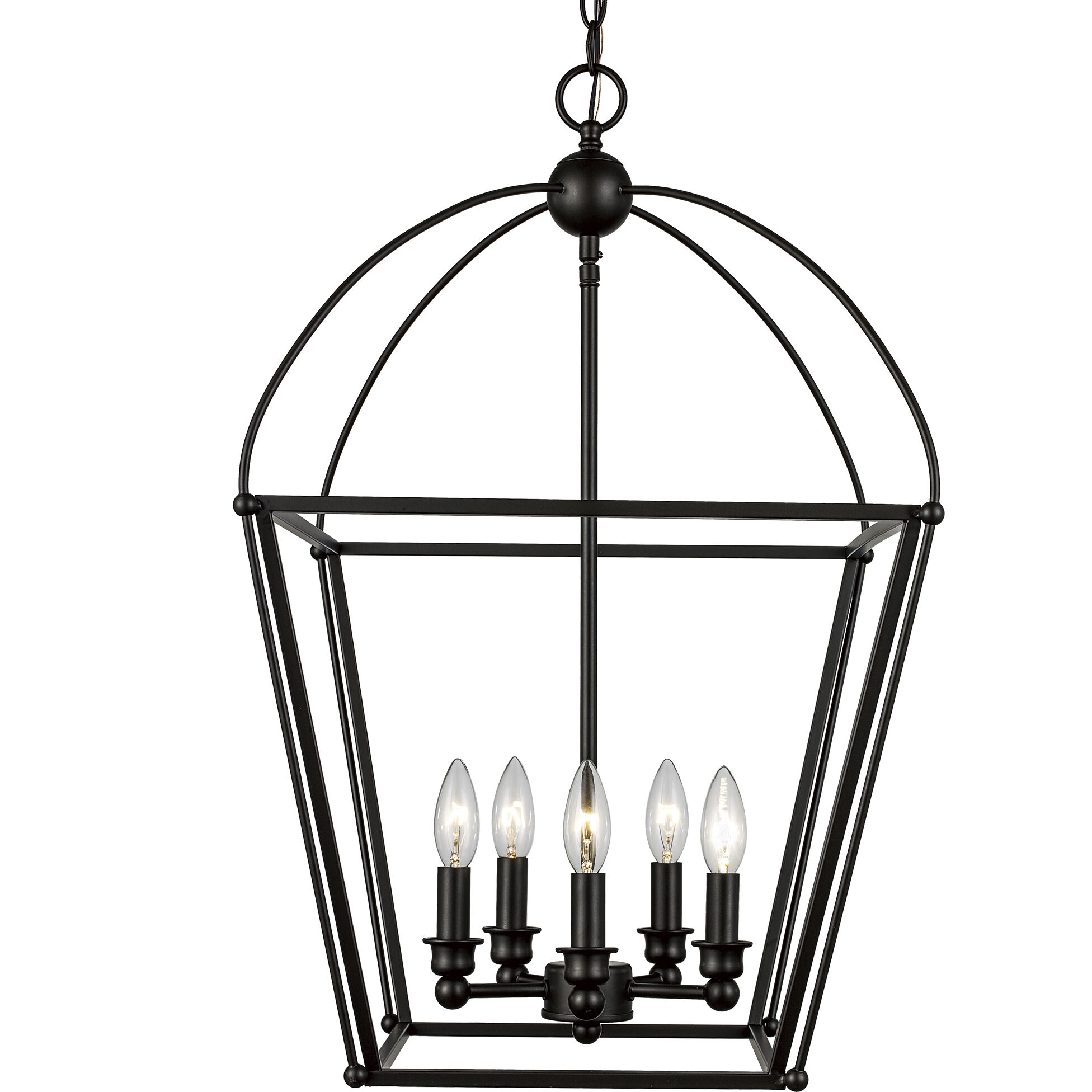 Agnew 5 Light 16 inch Rubbed Oil Bronze Pendant Ceiling Light