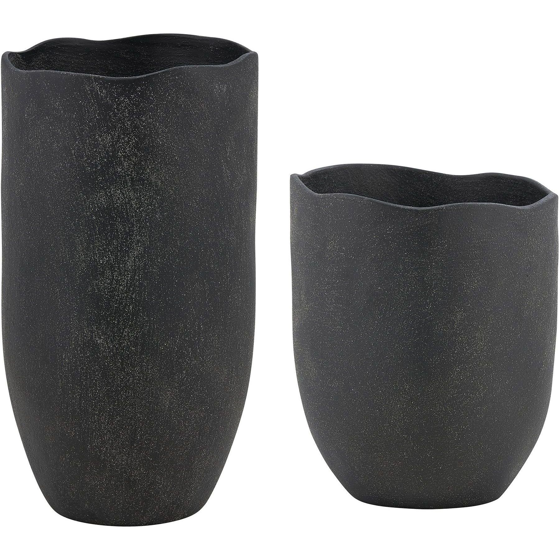 Komorebi 17 X 9 inch Indoor-Outdoor Vases, Set of 2