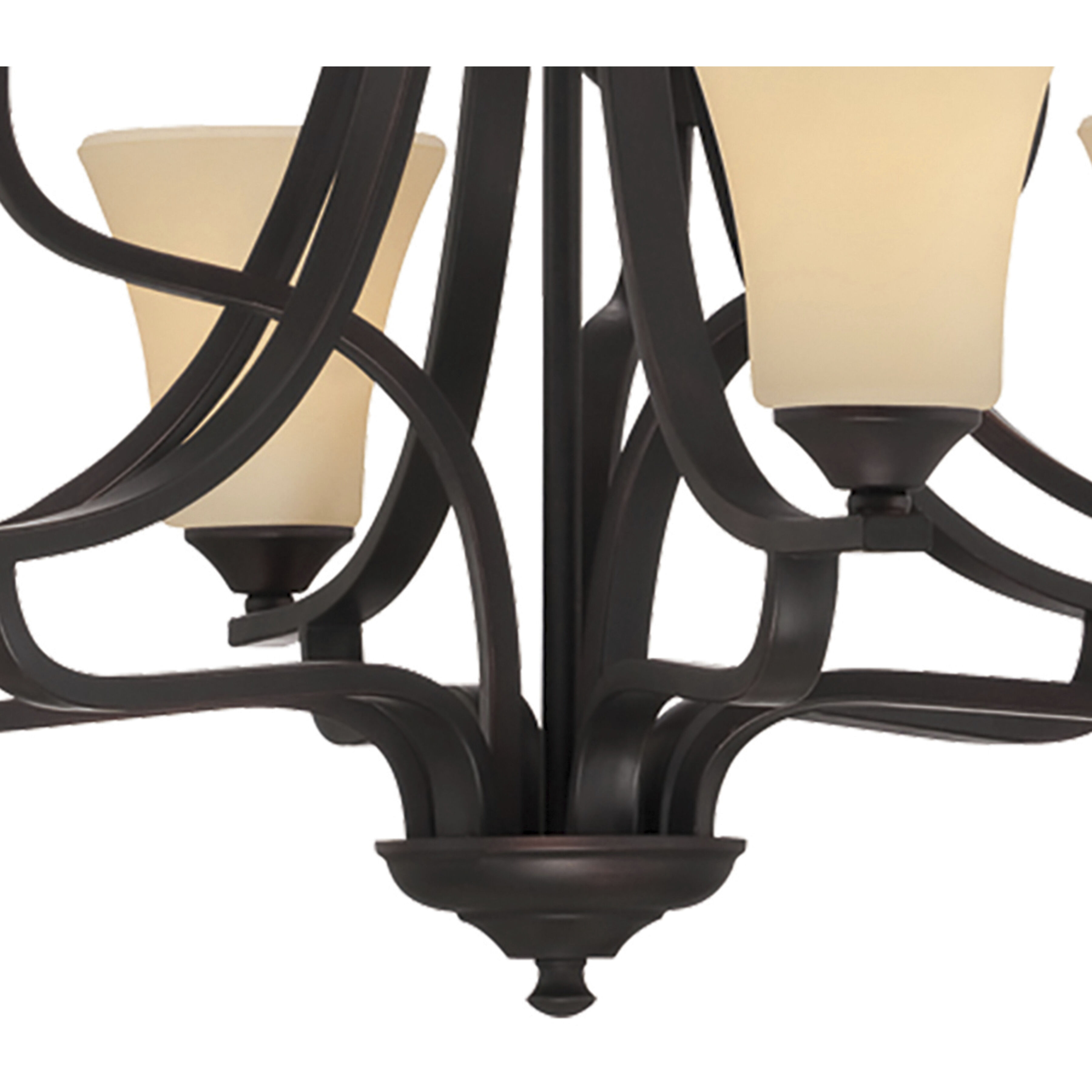 Treme 9 Light 34 inch Espresso Chandelier Ceiling Light