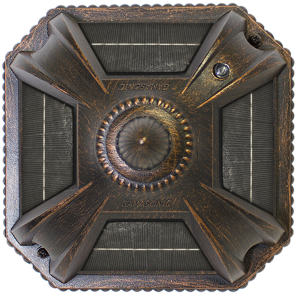 Royal LED 21 inch Brushed Bronze Outdoor Wall Sconce, Solar