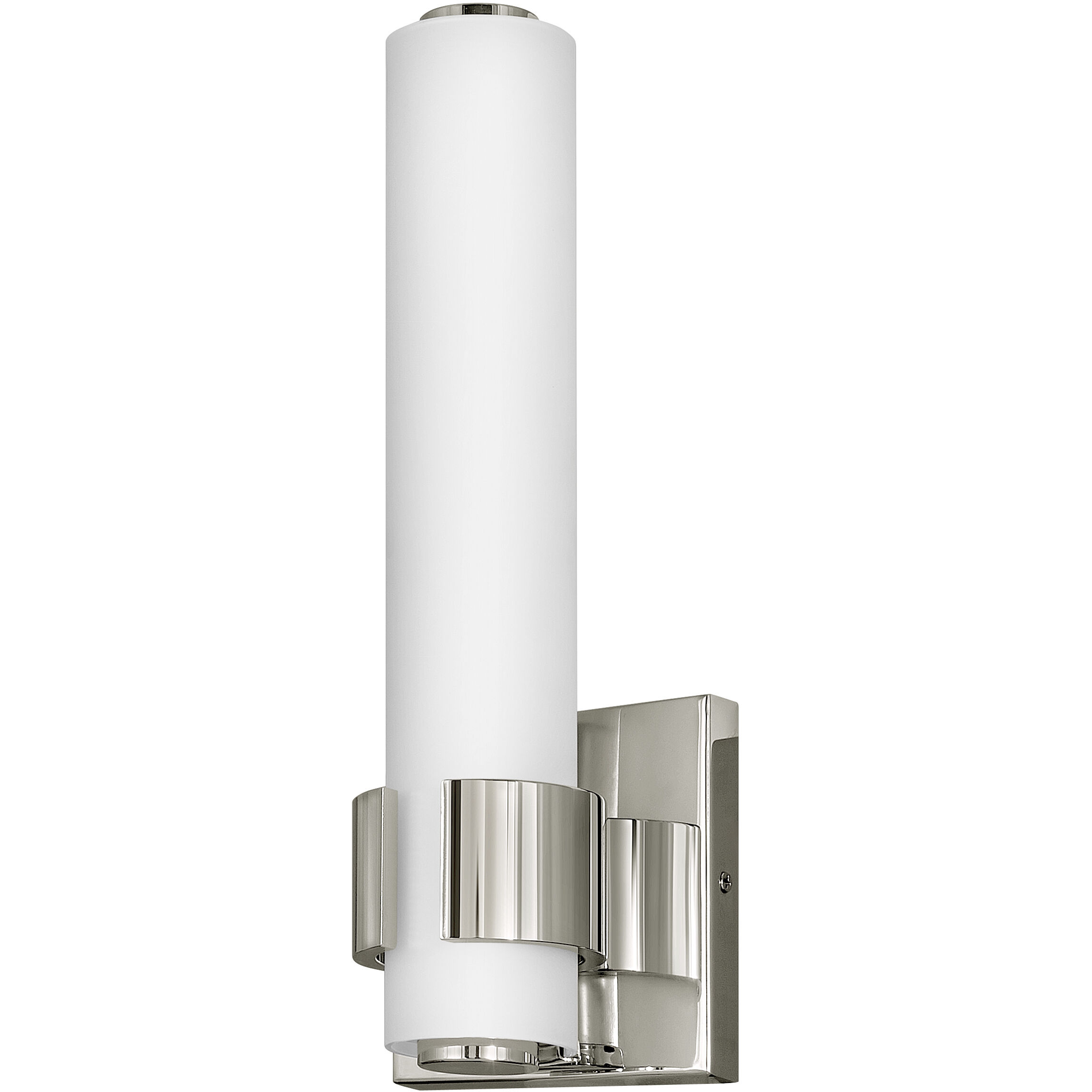 Aiden LED 5 inch Polished Nickel Bath Light Wall Light, Vertical
