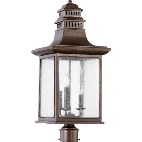 Magnolia 3 Light 25 inch Oiled Bronze Post Lantern