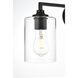 Mayson 3 Light 23 inch Black Bath Sconce Wall Light