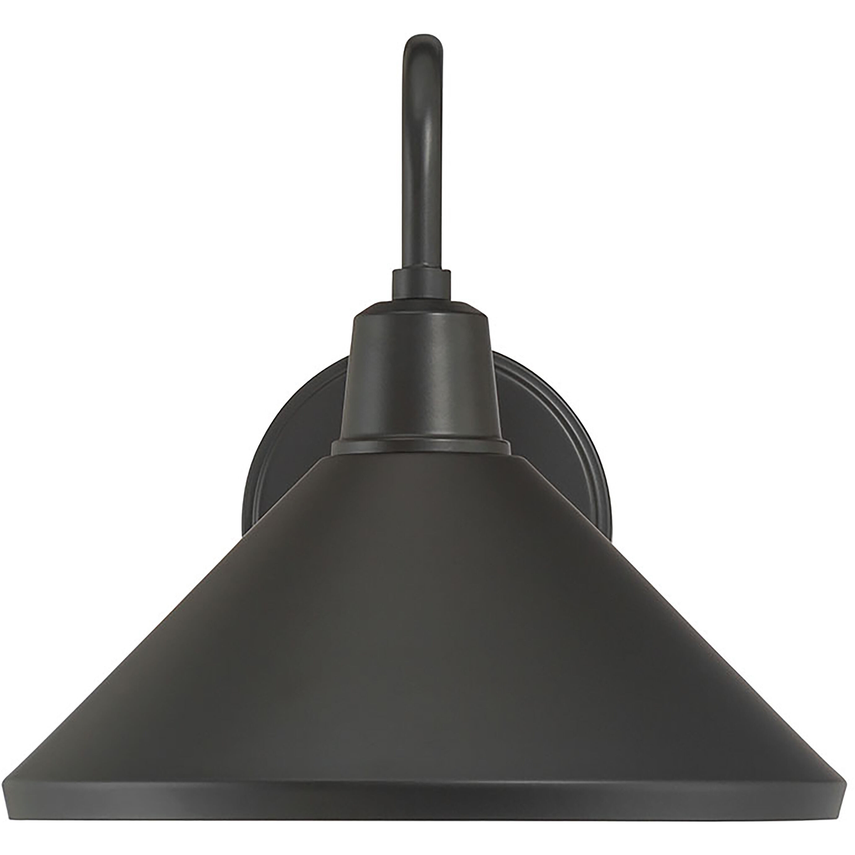 Vectra 1 Light 9.75 inch Powder Coated Black Outdoor Wall Sconce